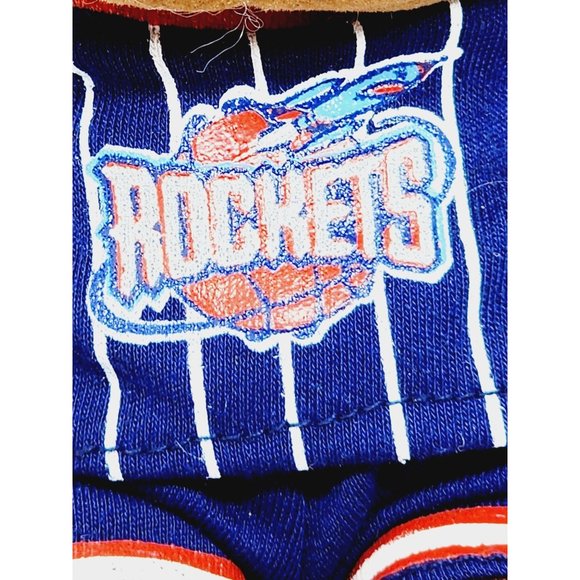 NBA Play By Play Retro 1997 Vintage Animals Houston Rockets Teddy Bear - Picture 15 of 15